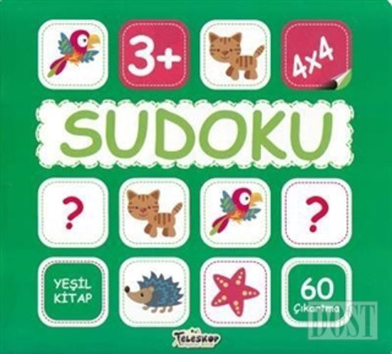 Sudoku 4x4 - Yeşil Kitap